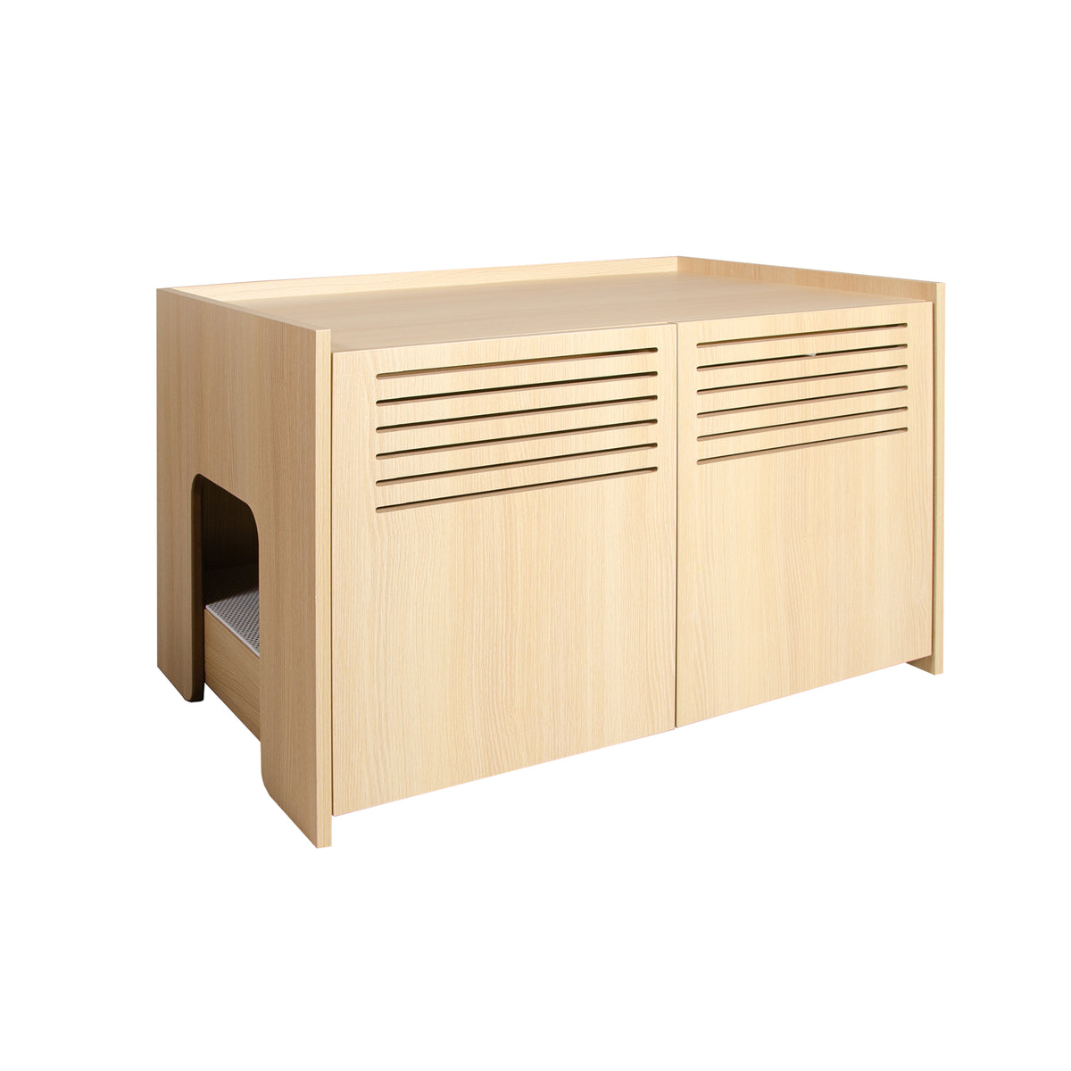 Aprilso Hidden Cat Bed Cabinet with Side Entry & Storage Top - product image 5