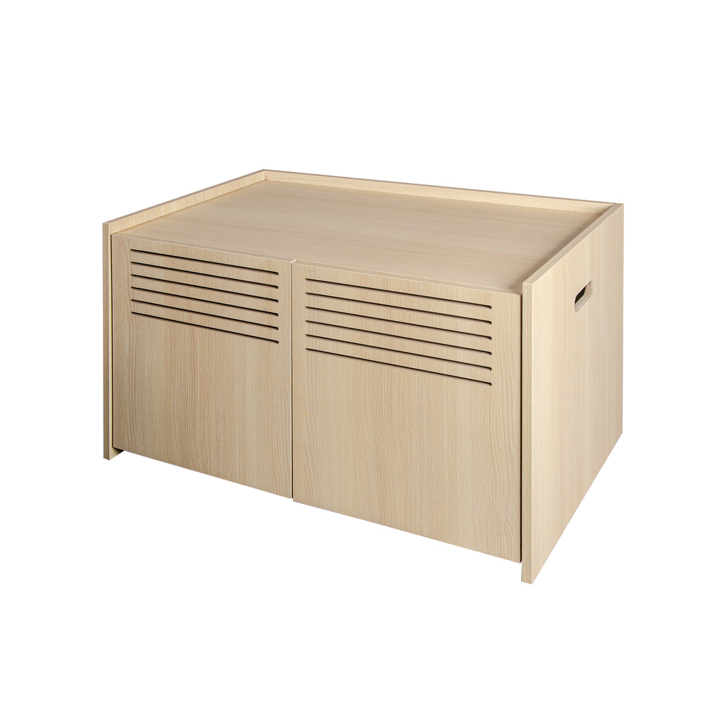 Aprilso Hidden Cat Bed Cabinet with Side Entry & Storage Top - product image 6